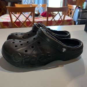 Fuzzy Lined Crocs